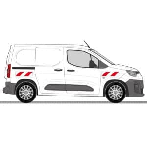 Alternative view of Kit Rouge-Blanc CL. A Standard - FIAT Doblo  2 Portes (2022)